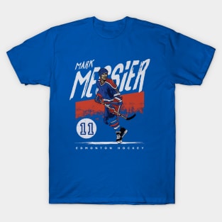 Mark Messier Edmonton Grunge T-Shirt